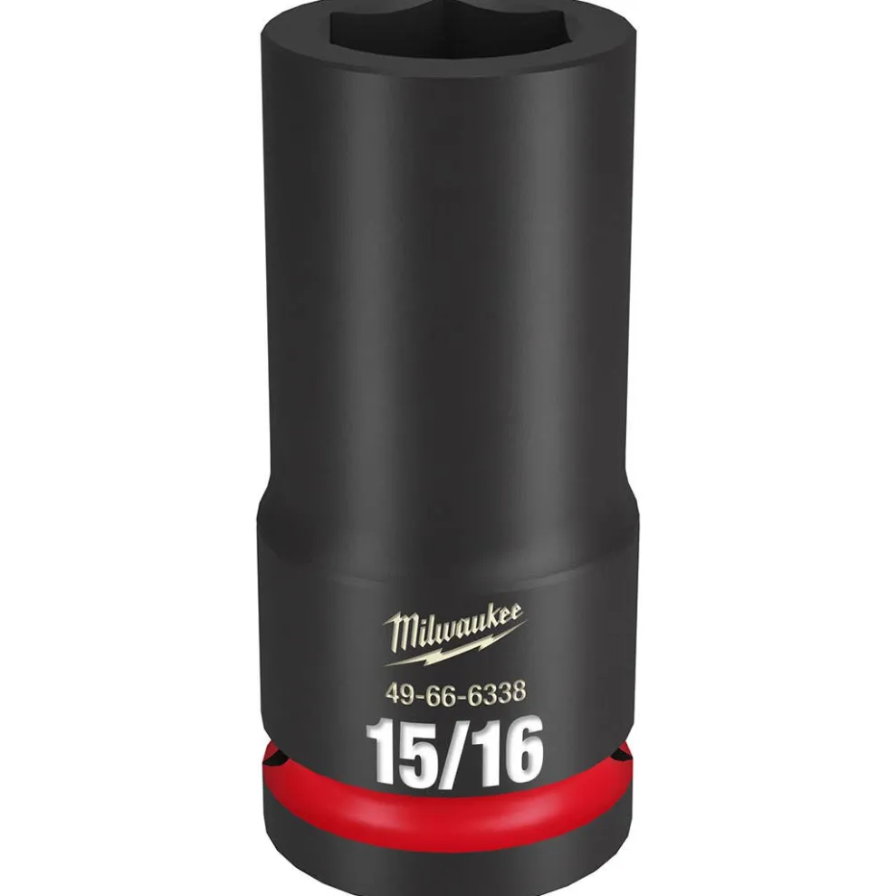 Milwaukee Shockwave Impact Duty 3/4" Drive 15/16" Deep 6 Point Socket 49-66-6338