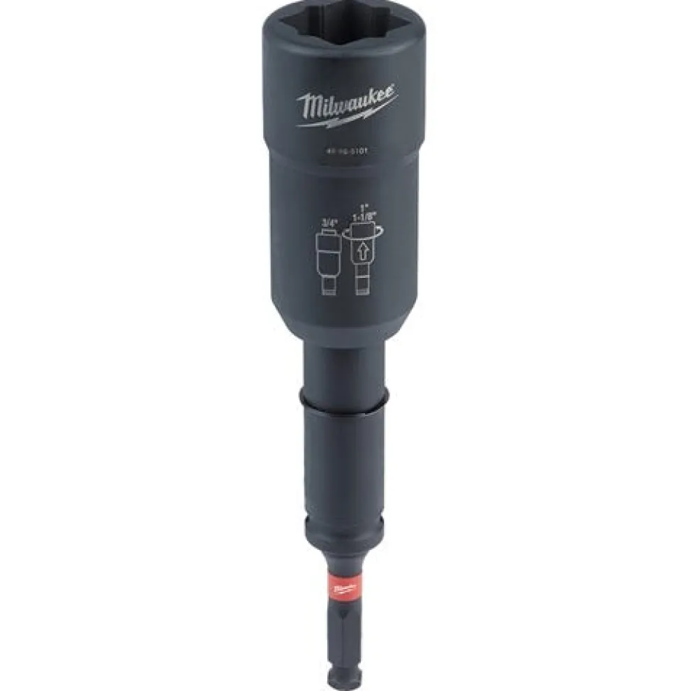 Milwaukee Shockwave Lineman's 3-in-1 Distribution Utility Socket 49-66-5101