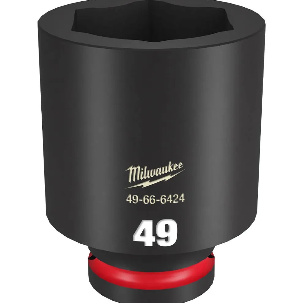 Milwaukee Shockwave Impact Duty 3/4" Drive 49mm Deep 6 Point Socket 49-66-6424