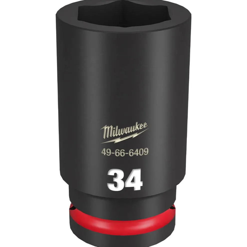 Milwaukee Shockwave Impact Duty 3/4" Drive 34mm Deep 6 Point Socket 49-66-6409