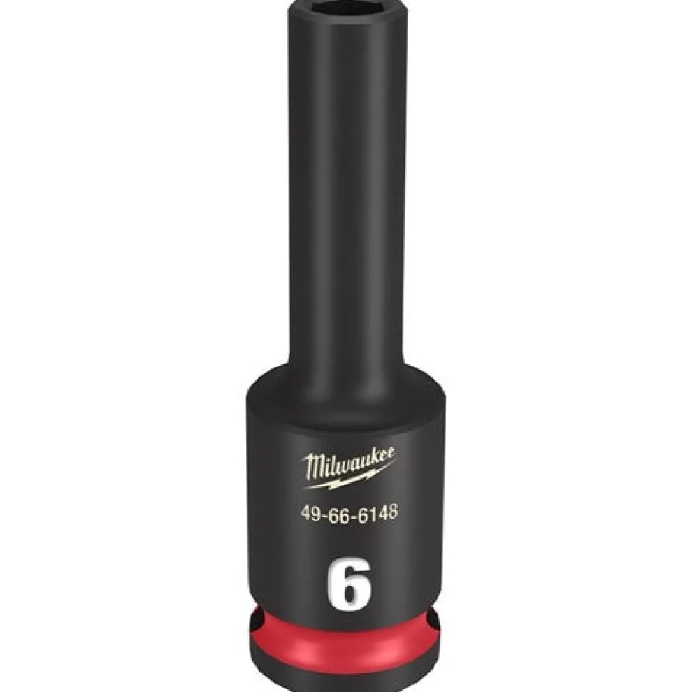 Milwaukee Shockwave Impact Duty 3/8'' Drive 6mm Deep 6 Point Socket 49-66-6148