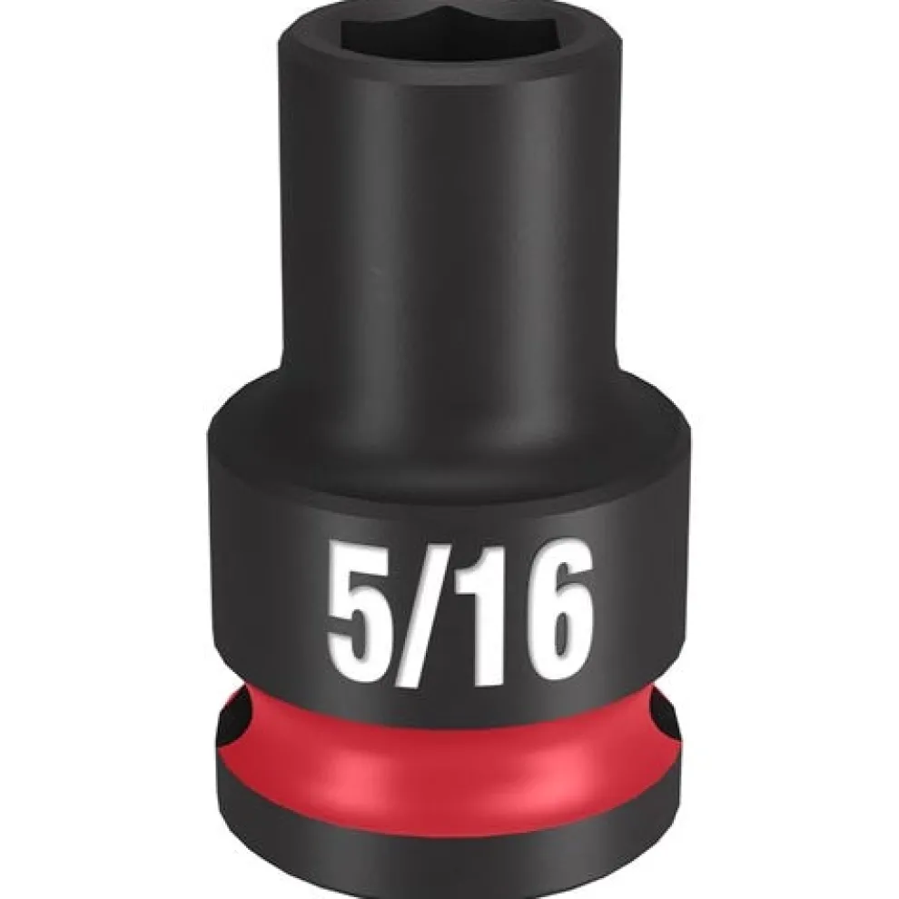 Milwaukee Shockwave Impact Duty 3/8'' Drive 5/16" Standard 6 Point Socket 49-66-6102