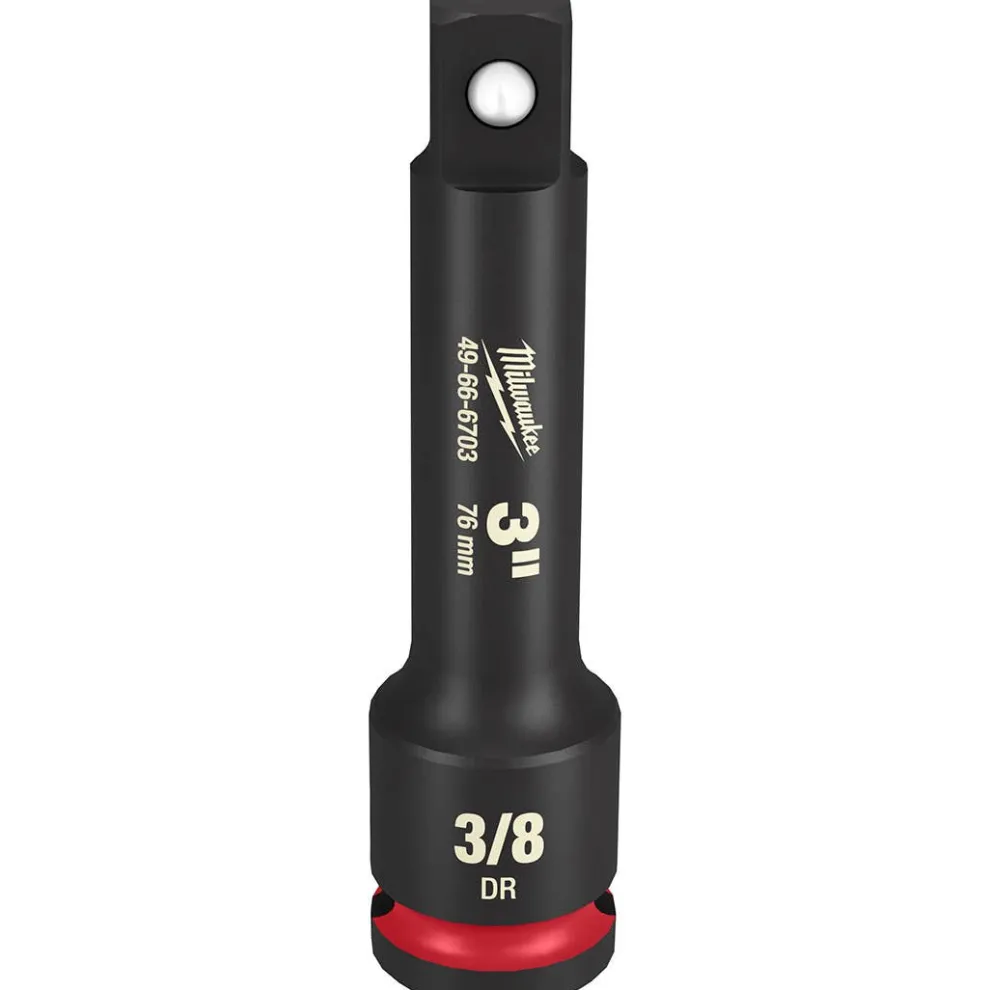 Milwaukee Shockwave Impact Duty 3/8" Drive 3" Socket Extension 49-66-6703