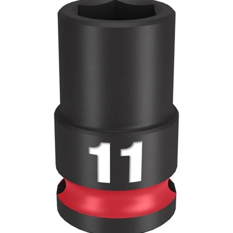 Milwaukee Shockwave Impact Duty 3/8'' Drive 11mm Standard 6 Point Socket 49-66-6135