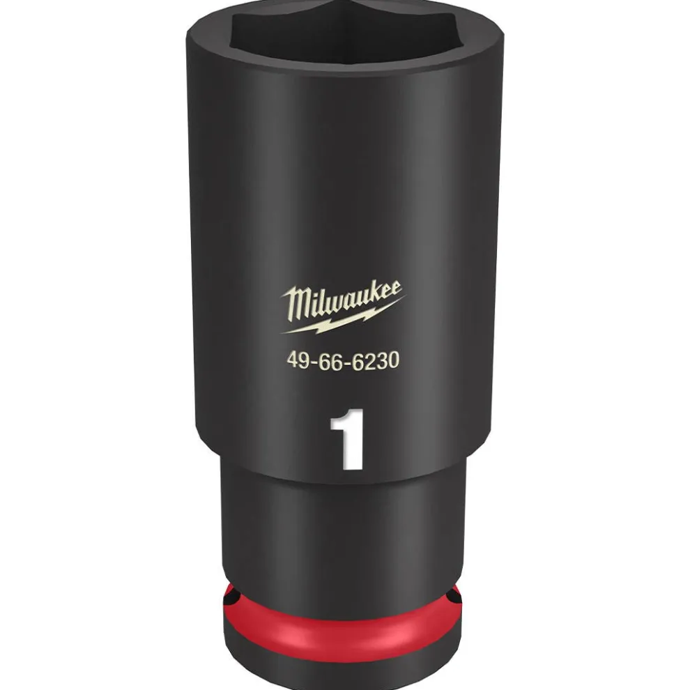 Milwaukee Shockwave Impact Duty 1/2" Drive 1" Deep 6 Point Socket 49-66-6230
