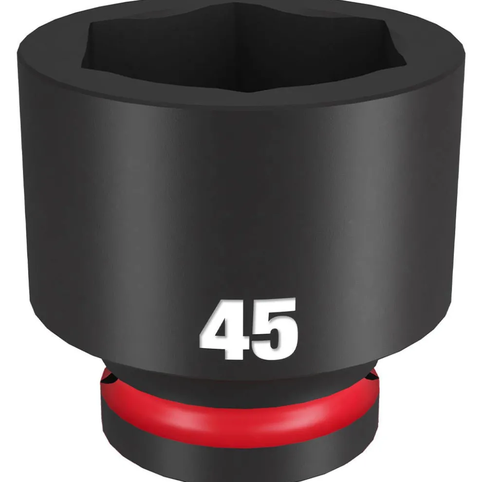 Milwaukee Shockwave Impact Duty 3/4" Drive 45mm Standard 6 Point Socket 49-66-6383