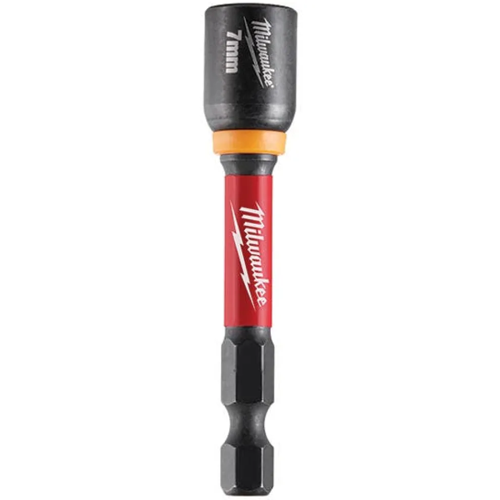 Milwaukee SHOCKWAVE Impact Duty 7MM x 2-9/16" Magnetic Nut Driver 10PK 49-66-0707