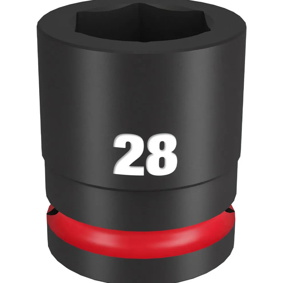 Milwaukee Shockwave Impact Duty 3/4" Drive 28mm Standard 6 Point Socket 49-66-6366