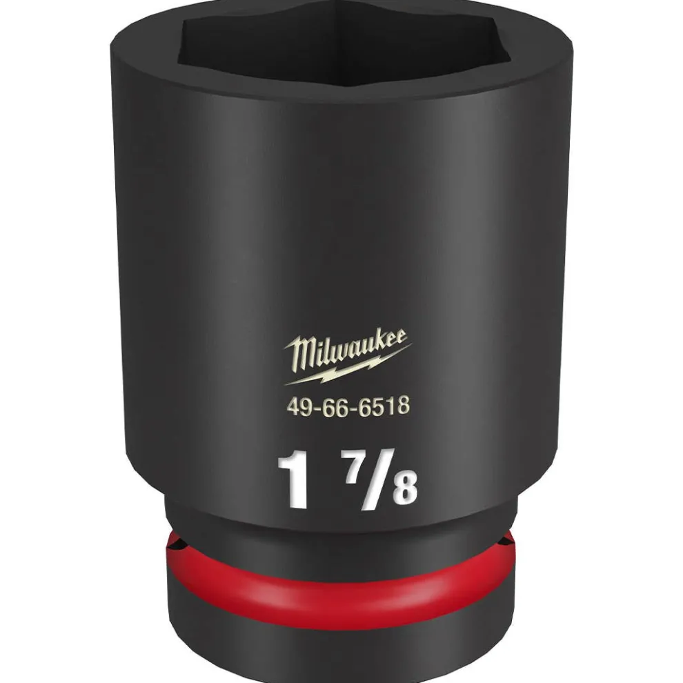 Milwaukee Shockwave Impact Duty 1" Drive 1-7/8" Deep 6 Point Socket 49-66-6518