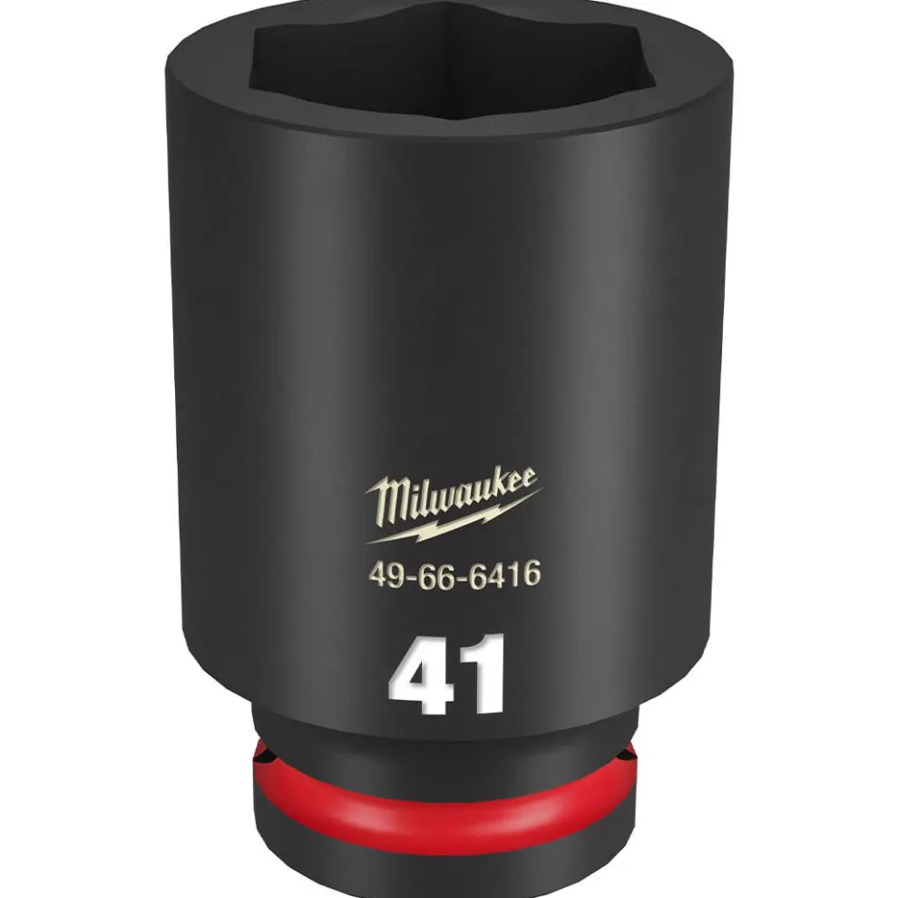 Milwaukee Shockwave Impact Duty 3/4" Drive 41mm Deep 6 Point Socket 49-66-6416