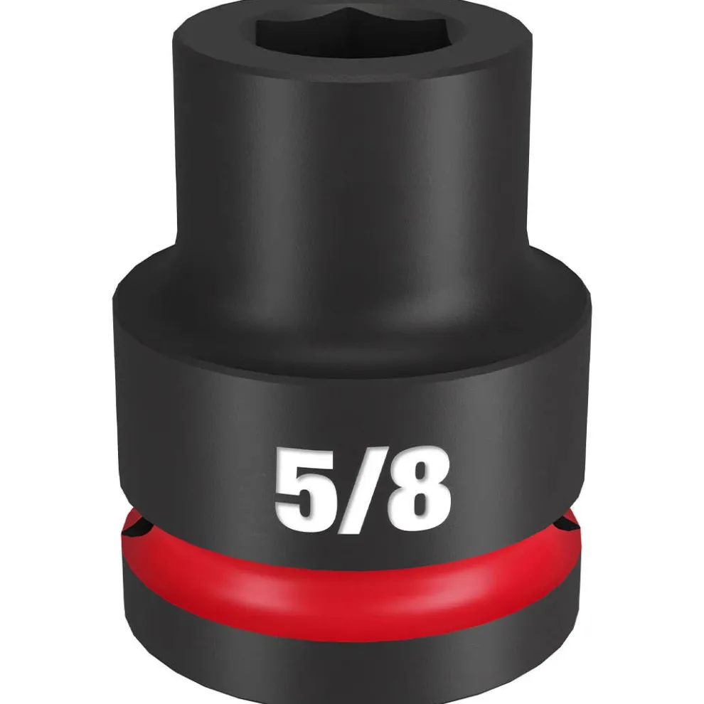 Milwaukee Shockwave Impact Duty 3/4" Drive 5/8" Standard 6 Point Socket 49-66-6301