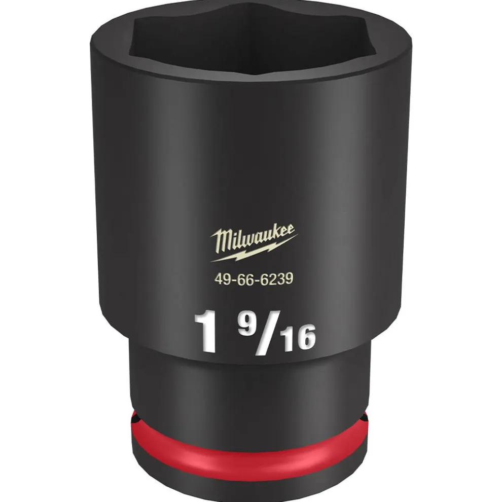Milwaukee Shockwave Impact Duty 1/2" Drive 1-9/16" Deep 6 Point Socket 49-66-6239