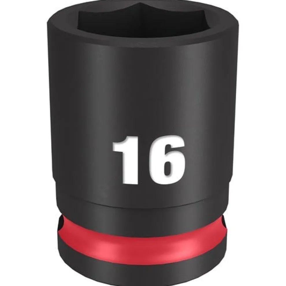 Milwaukee Shockwave Impact Duty 3/8'' Drive 16mm Standard 6 Point Socket 49-66-6140