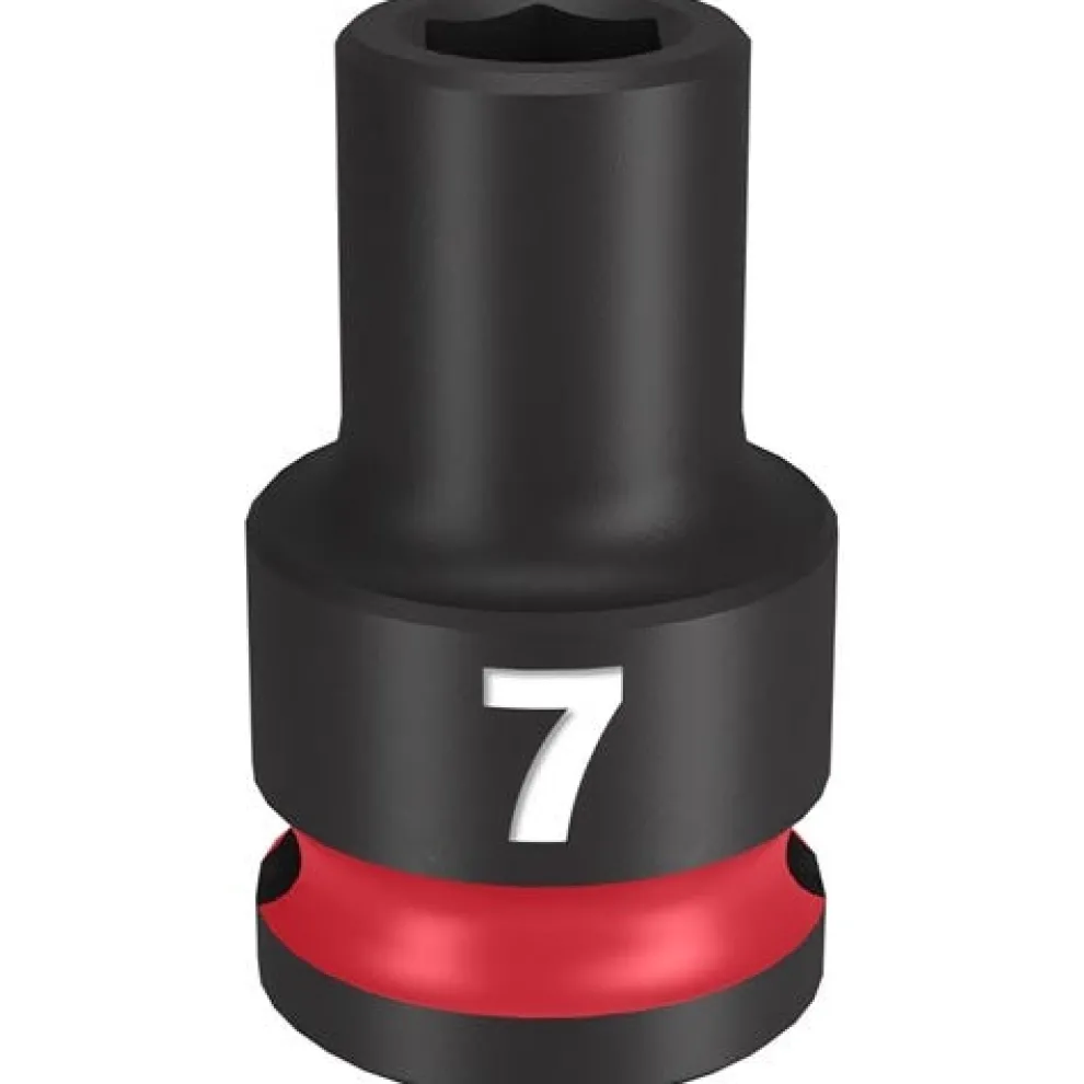 Milwaukee Shockwave Impact Duty 3/8'' Drive 7mm Standard 6 Point Socket 49-66-6131