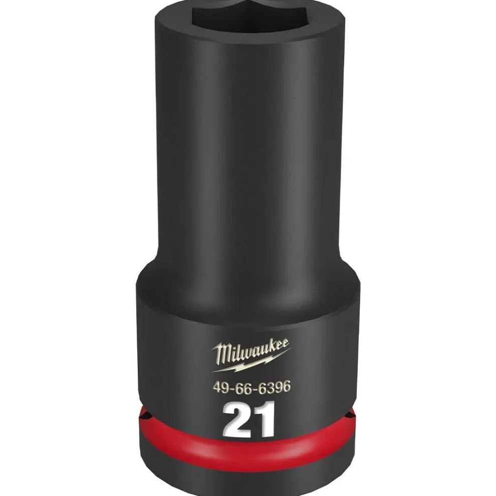 Milwaukee Shockwave Impact Duty 3/4" Drive 21mm Deep 6 Point Socket 49-66-6396