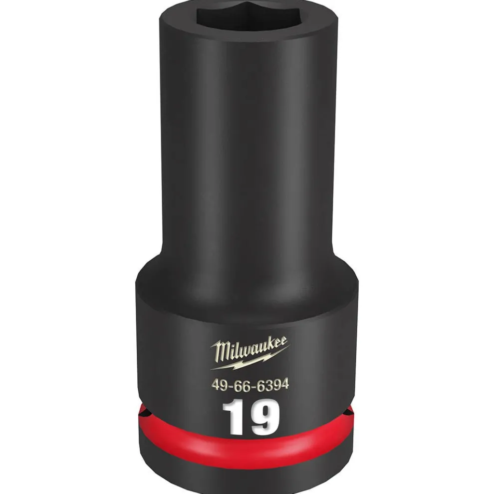 Milwaukee Shockwave Impact Duty 3/4" Drive 19mm Deep 6 Point Socket 49-66-6394