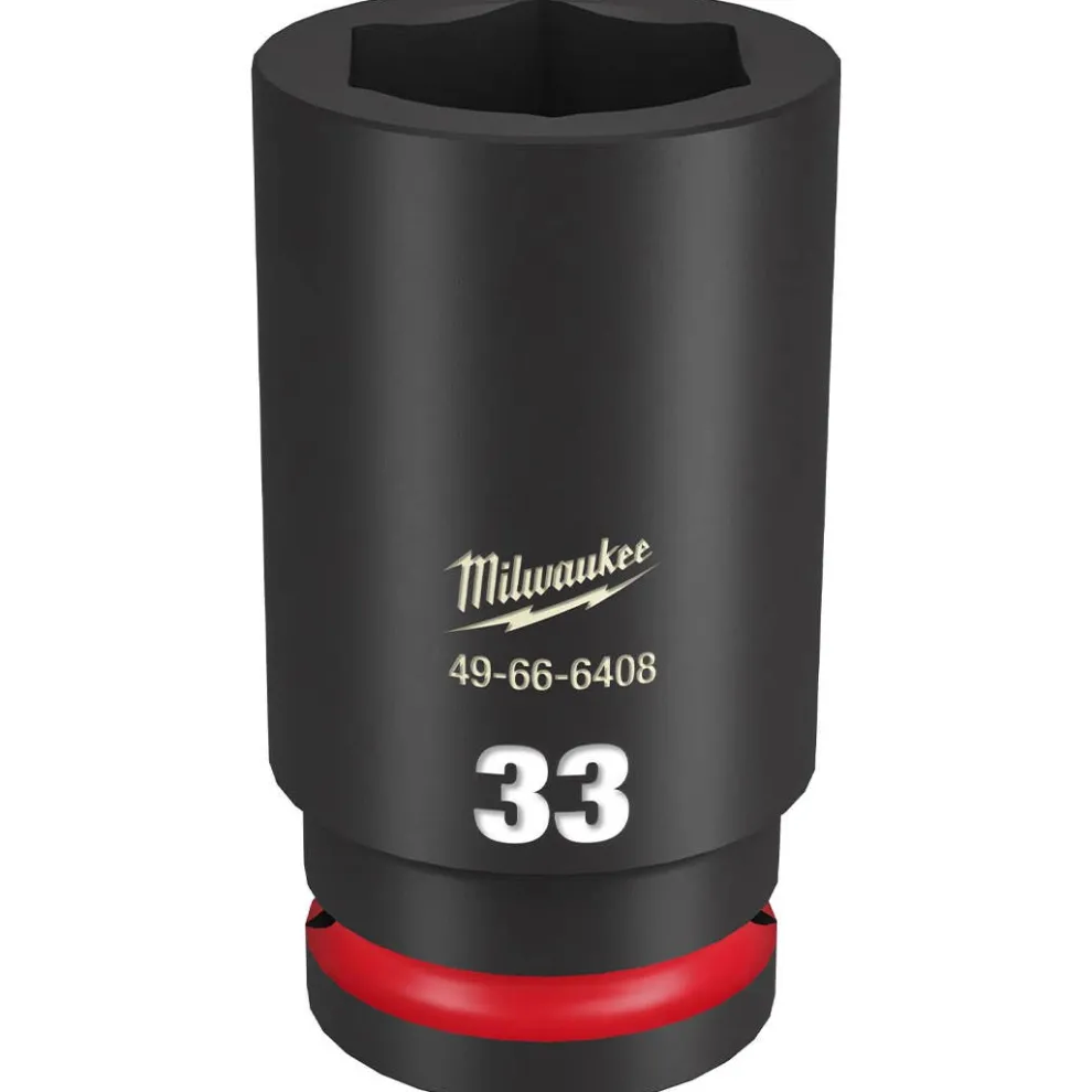 Milwaukee Shockwave Impact Duty 3/4" Drive 33mm Deep 6 Point Socket 49-66-6408