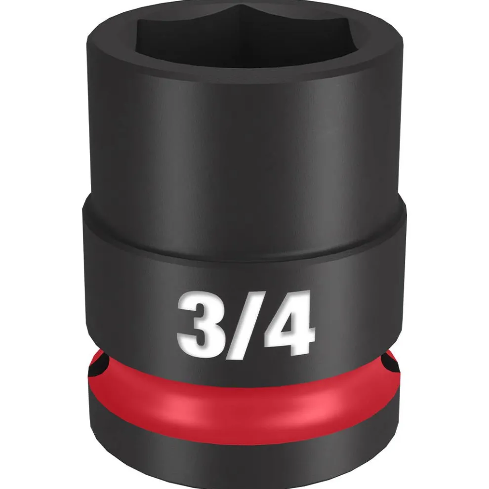 Milwaukee Shockwave Impact Duty 1/2" Drive 3/4" Standard 6 Point Socket 49-66-6206