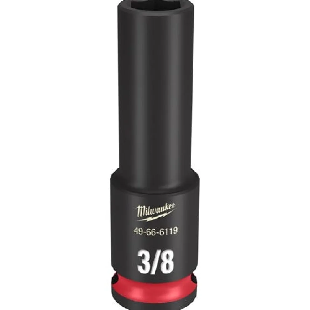 Milwaukee Shockwave Impact Duty 3/8'' Drive 3/8" Deep 6 Point Socket 49-66-6119