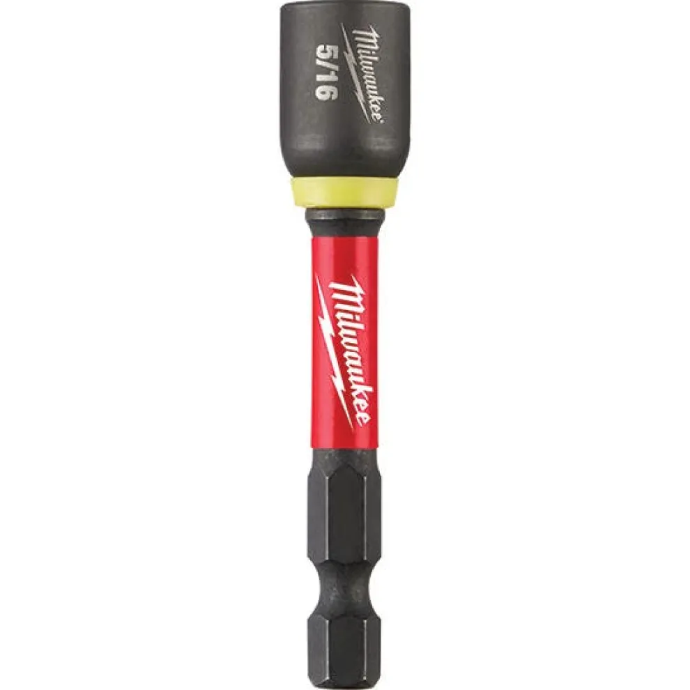Milwaukee SHOCKWAVE Impact Duty 5/16" x 2-9/16" Magnetic Nut Driver 10PK 49-66-0533