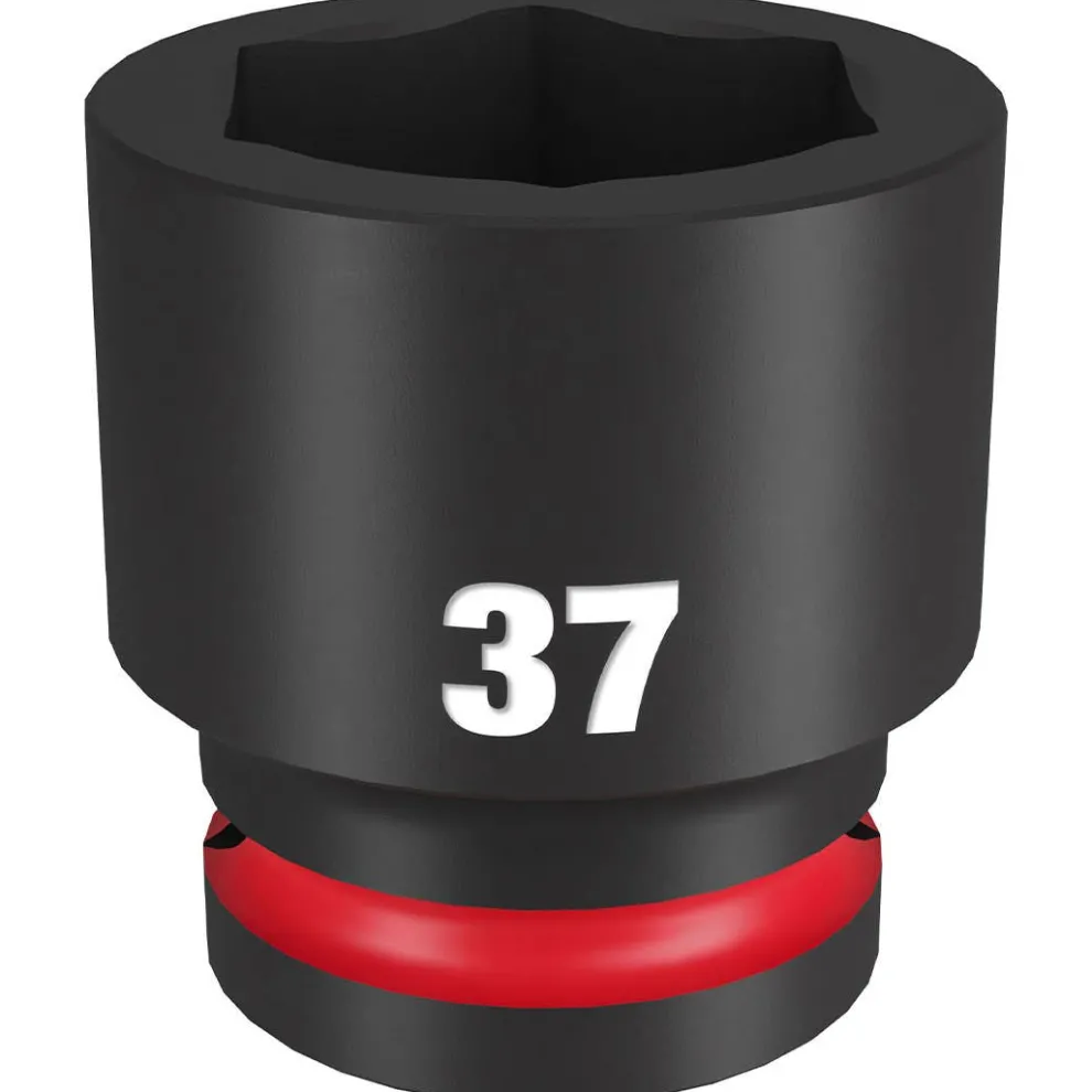 Milwaukee Shockwave Impact Duty 3/4" Drive 37mm Standard 6 Point Socket 49-66-6375