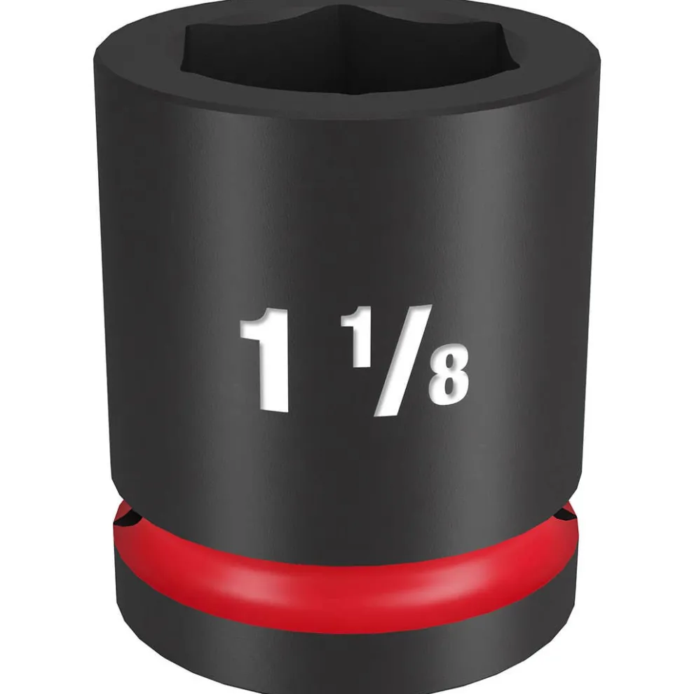 Milwaukee Shockwave Impact Duty 3/4" Drive 1-1/8" Standard 6 Point Socket 49-66-6309