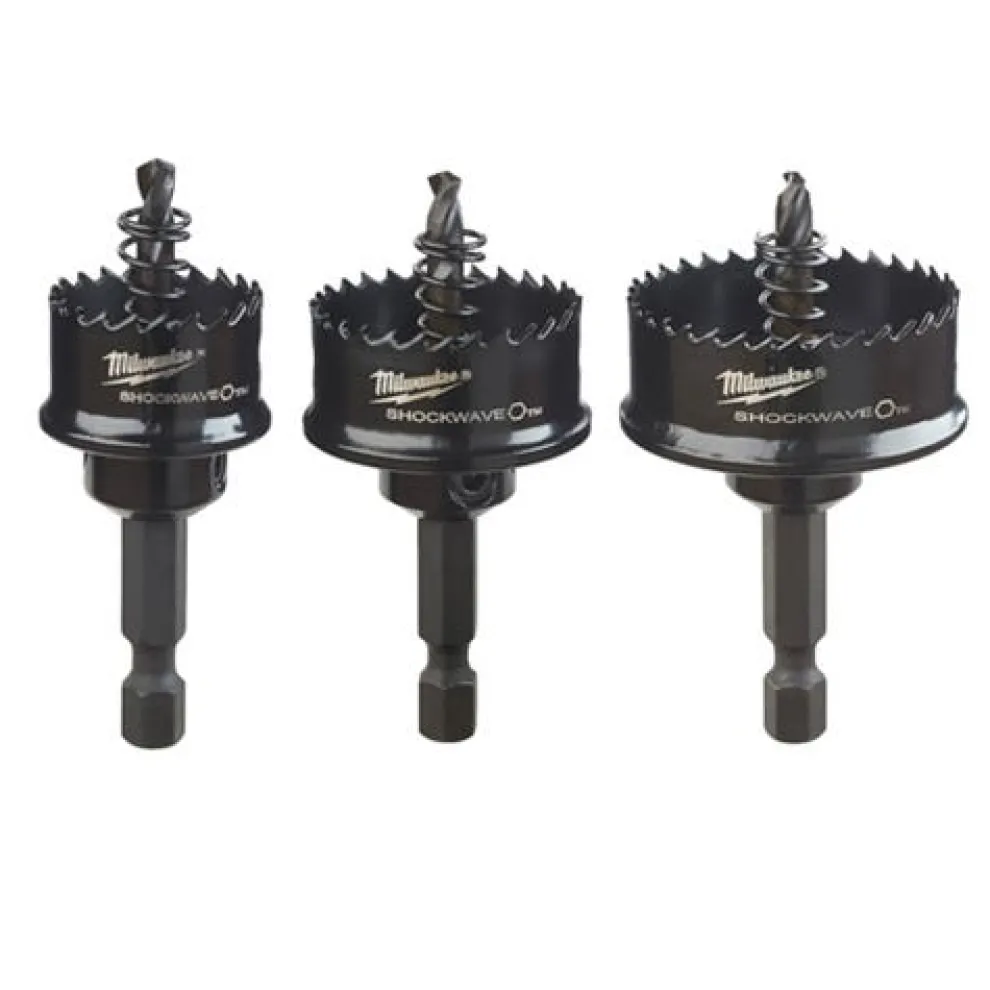 Milwaukee Thin Wall 3 Piece Hole Saw Set 49-22-4800