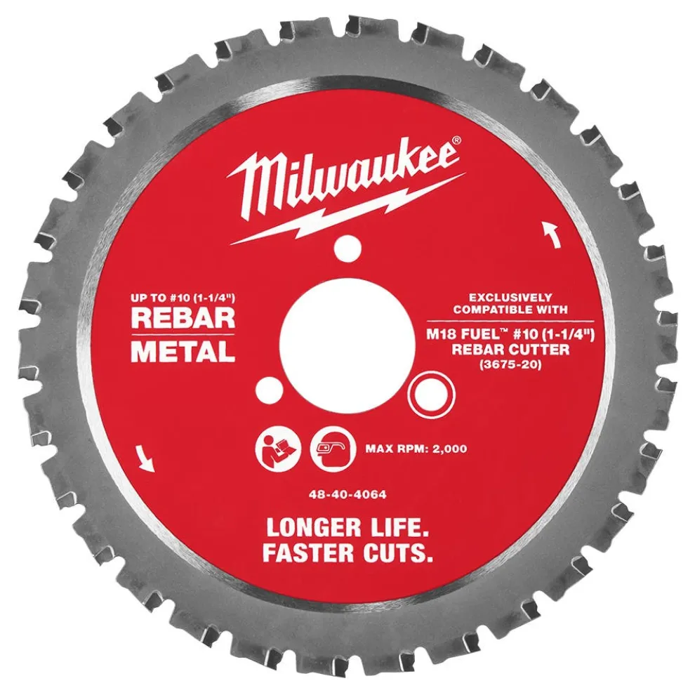Milwaukee Tools #10 (1-1/4") Rebar Cutting Blade 48-40-4064