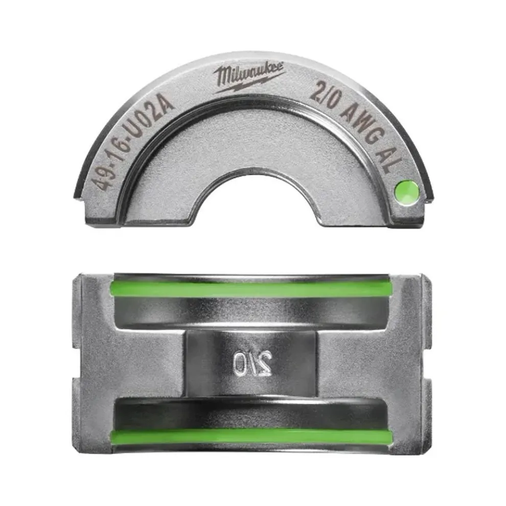 Milwaukee Tools 2/0 Aluminum U Style Die 49-16-U02A