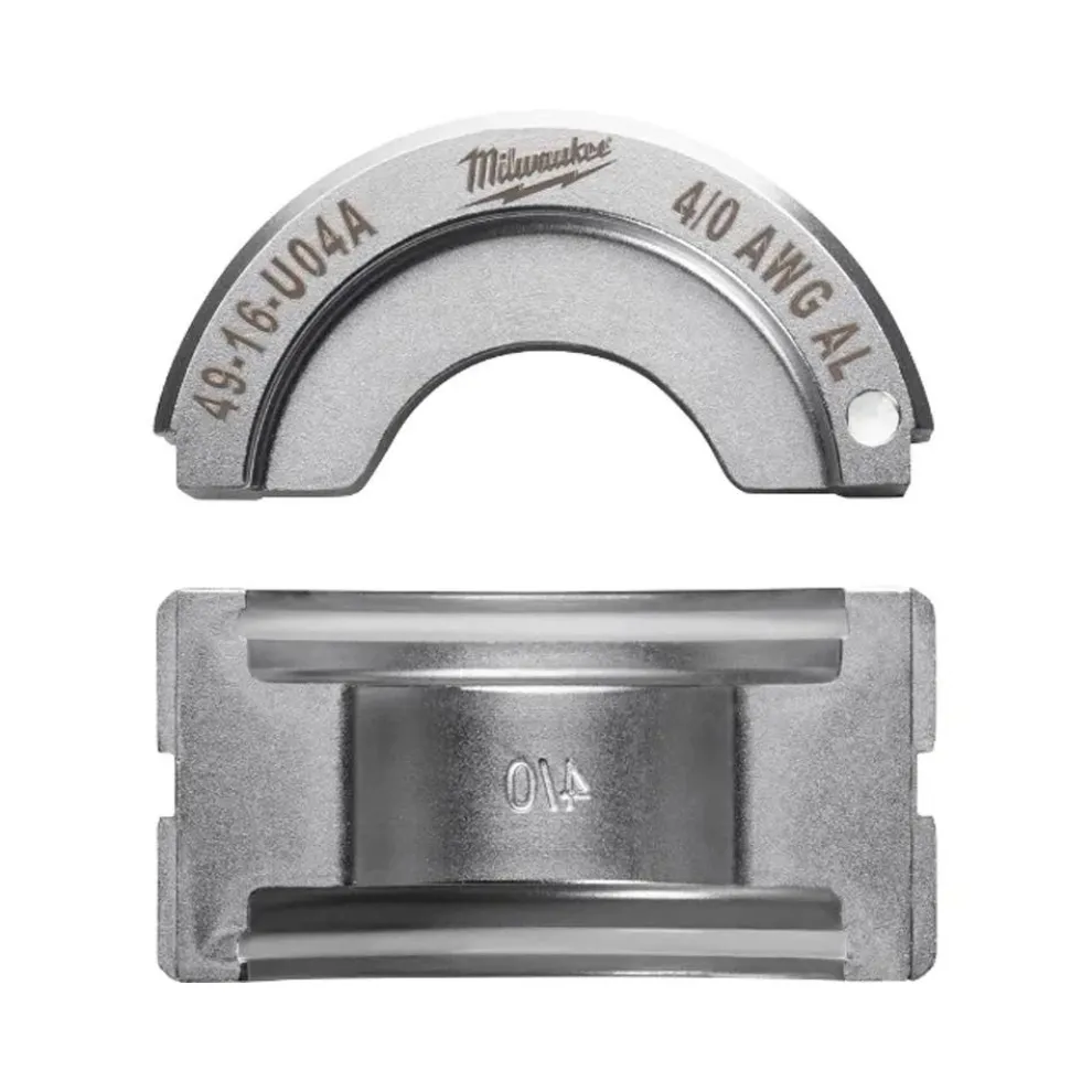 Milwaukee Tools 4/0 Aluminum U Style Die 49-16-U04A