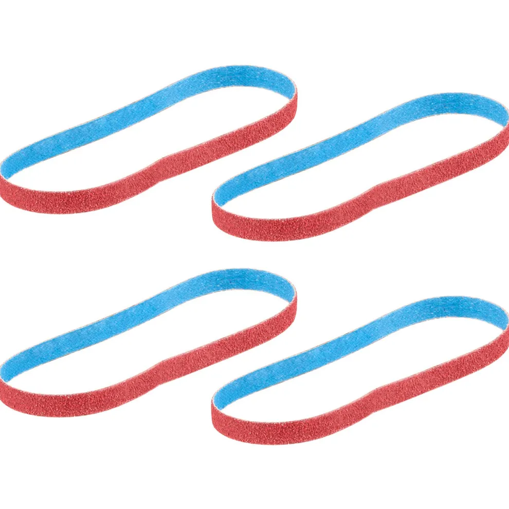 Milwaukee Tools 3/8” x 13” 120 Grit Bandfile Belts – 4 pack 48-80-7120