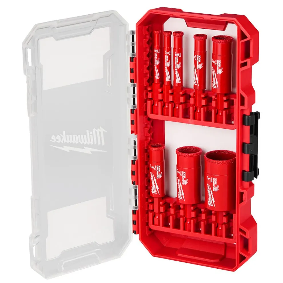 Milwaukee Tools Diamond Max Hole Saw Bit Set - 8PC 49-56-0570