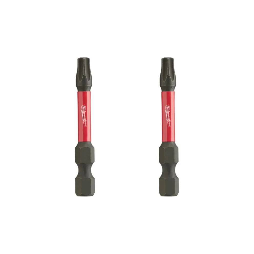 Milwaukee Tools Shockwave 2" Impact Torx T25 Power Bits (2PK) 48-32-4985