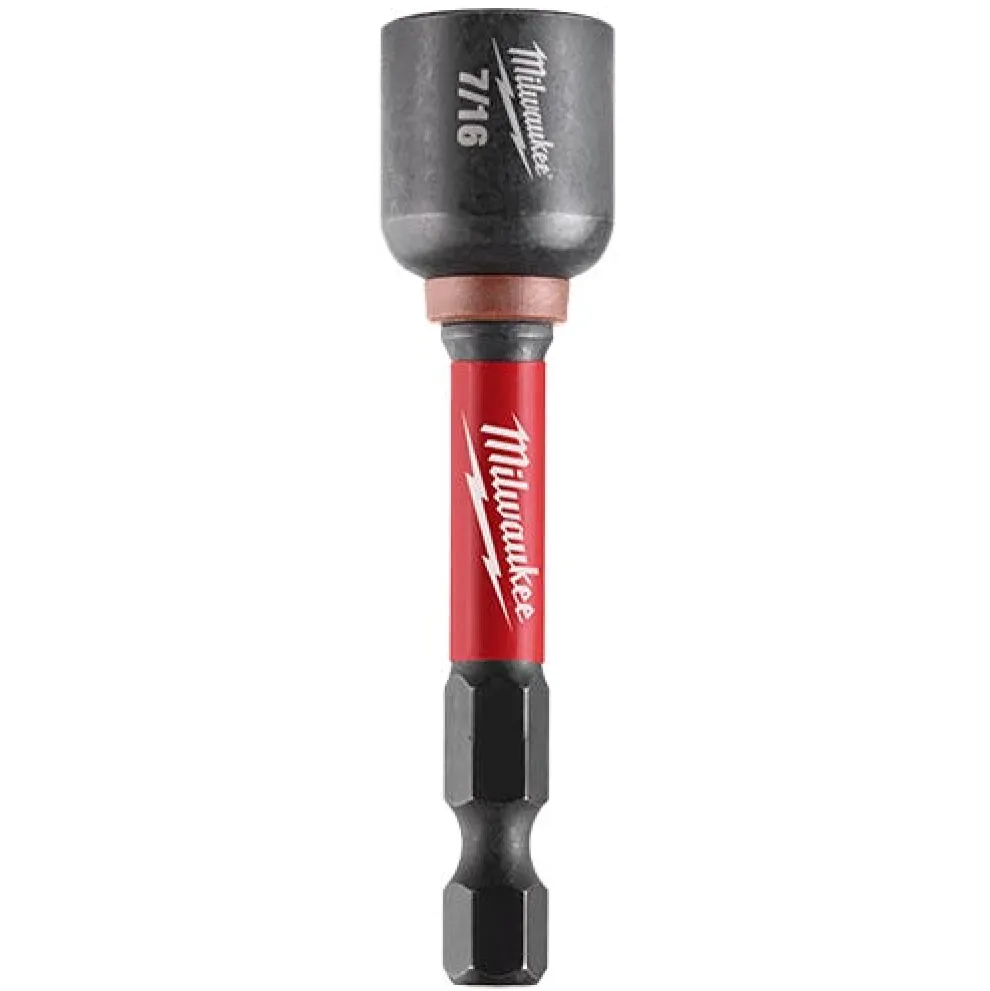 Milwaukee Tools SHOCKWAVE Impact Duty 7/16” x 2-9/16” Magnetic Nut Driver 49-66-4736