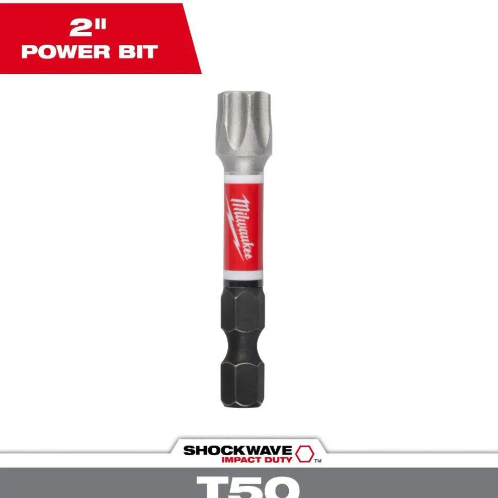 Milwaukee Tools SHOCKWAVE™ Impact Duty 2" T50 Impact Bit 1Pk 48-32-6001
