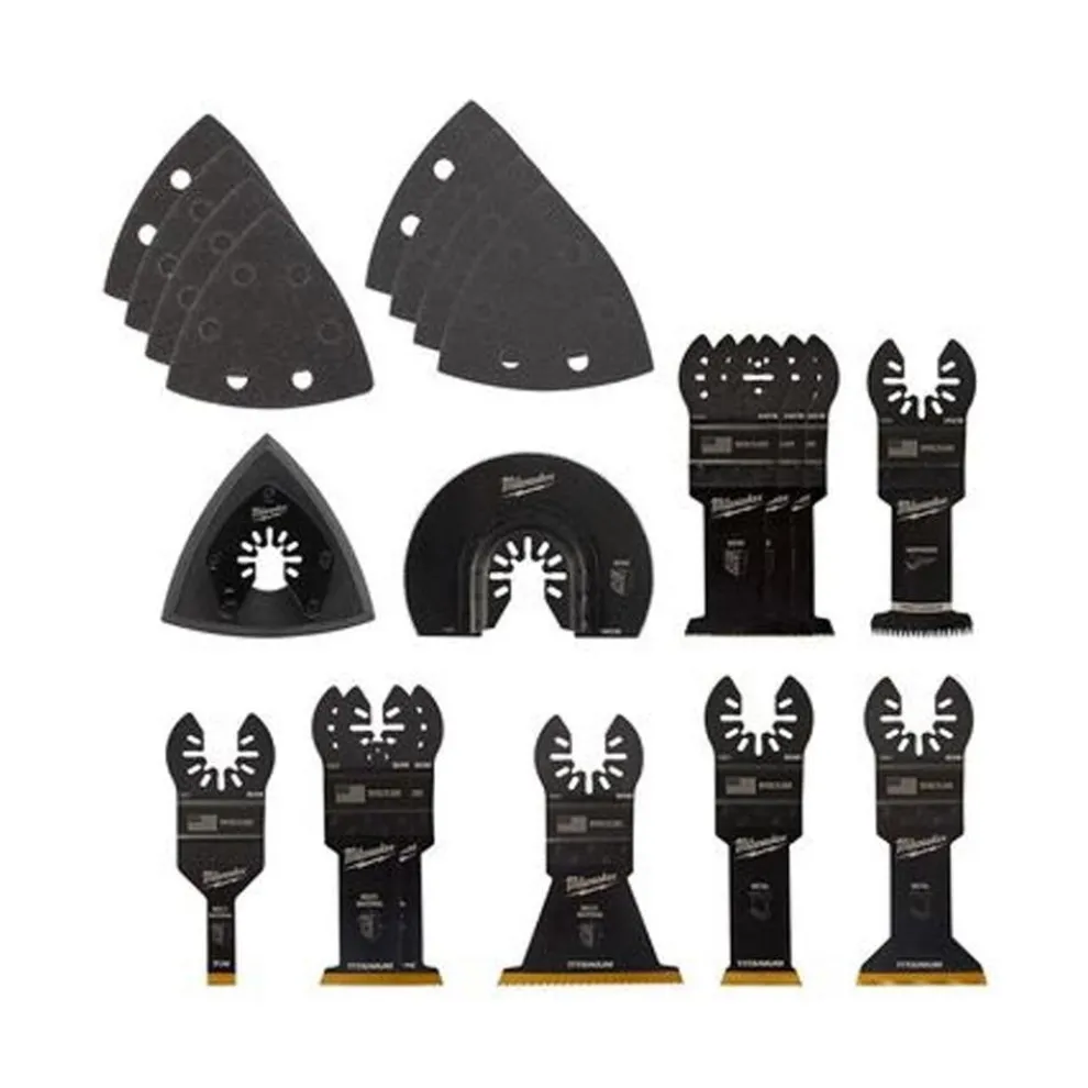 Milwaukee Tools Universal Fit Oscillating Multi-Tool Blade Variety Set 20PC 49-10-9920A