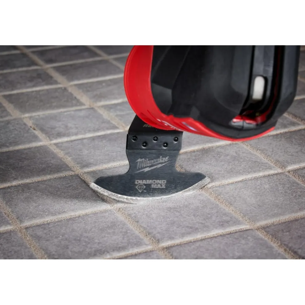 Milwaukee Universal Fit OPEN-LOK Diamond MAX Diamond Grit Grout Removal Multi-Tool Blade 1 PK 49-25-2272