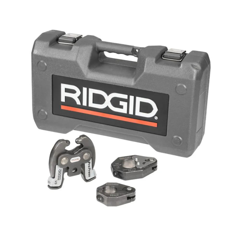 RIDGID Compact MegaPress Kit, 1/2" - 3/4" Rings with C1 Actuator 66988
