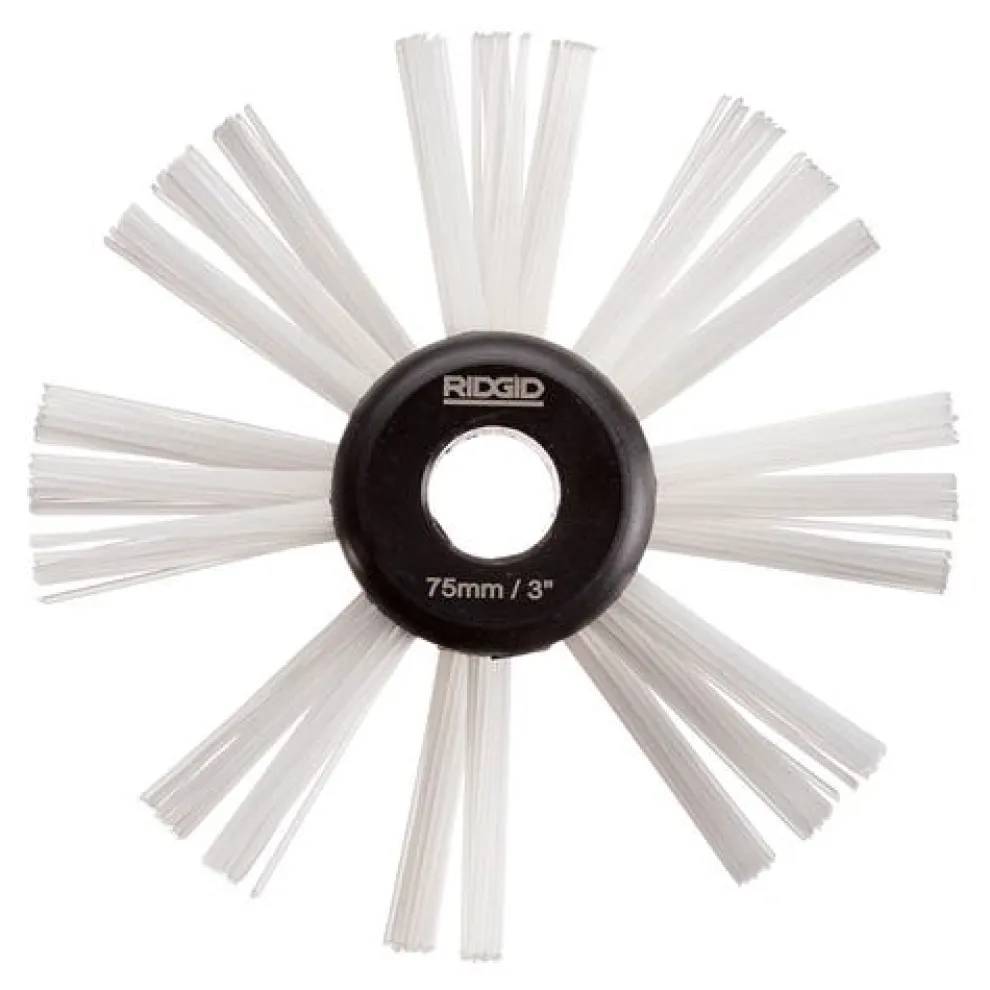 RIDGID K9-306 3" Nylon Cleaning Brush For 3/8" Cable 68958