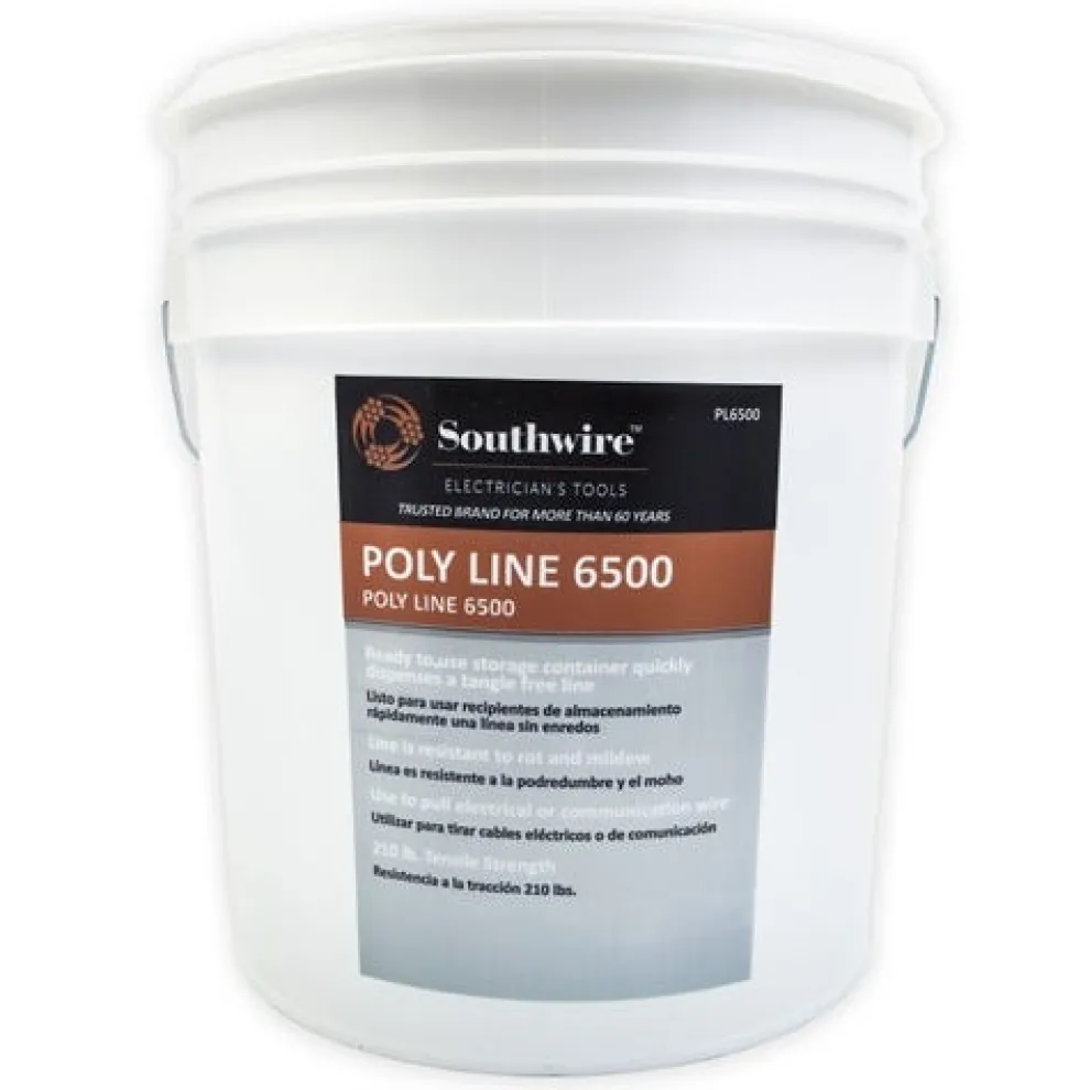 Southwire POLY LINE Pull Rope 6500' 210 lbs PL6500