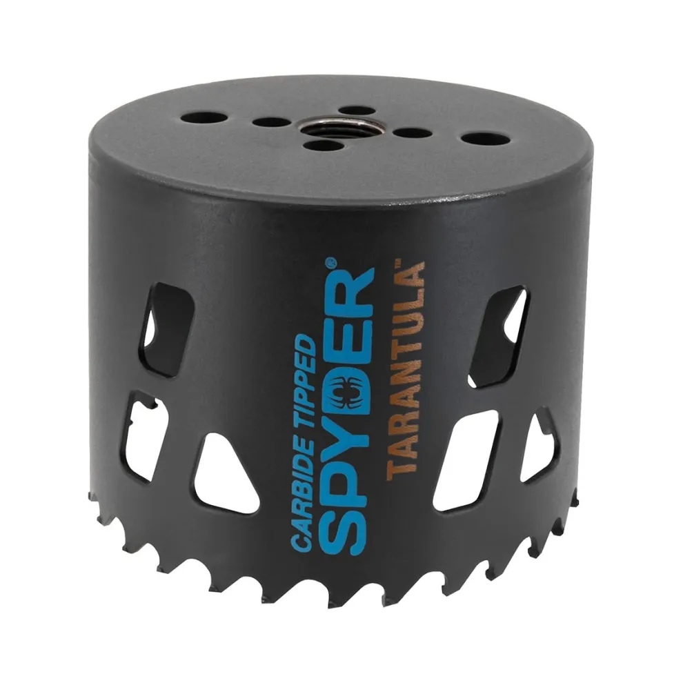 Spyder 3-1/2" Carbide Tipped Metal/Wood Cutting Hole Saw 600914CF