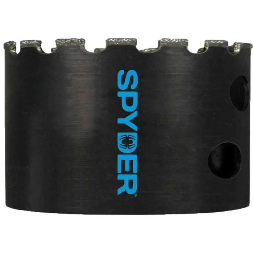 Spyder 2-1/2" Diamond Edge Non-Arbored Hole Saw 600861