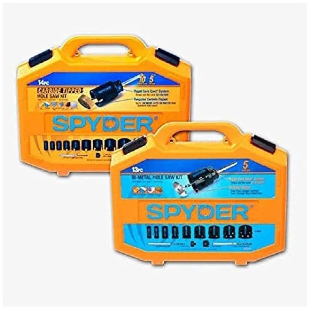Spyder 27 Piece TCT and BI Metal Hole Saw Set 600939