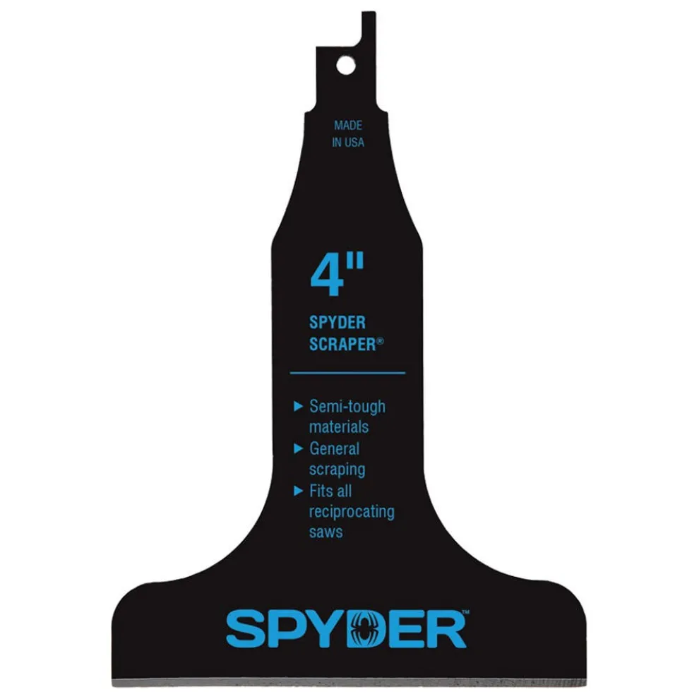 Spyder 4" Scraper Blade Attachment for Reciprocating Saws 320