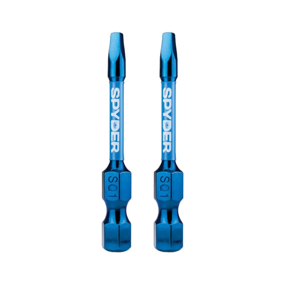 Spyder 2" SQ1 Impact Driver Bit (2-Pack) 19048