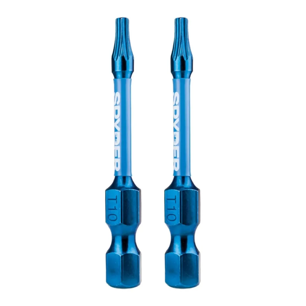 Spyder 2" T10 Impact Driver Bit (2-Pack) 19051
