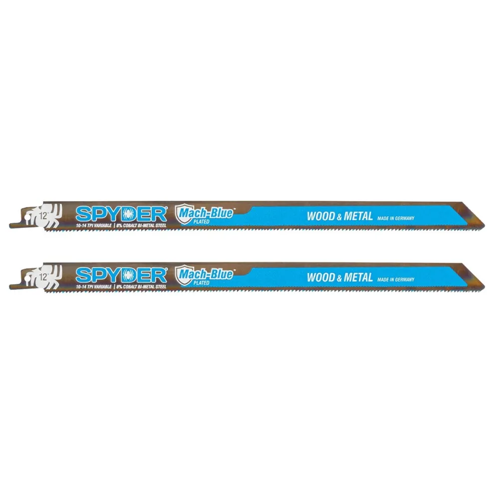 Spyder 12" 10-TPI Reciprocating Blade (2-Pack) 200324