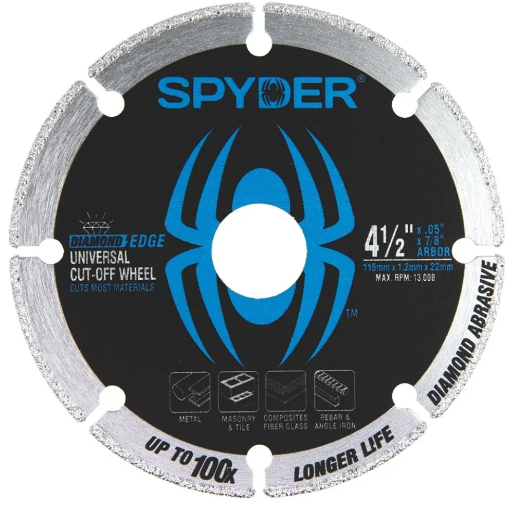 Spyder Diamond Edge 4.5" Cut-Off Wheel 14001