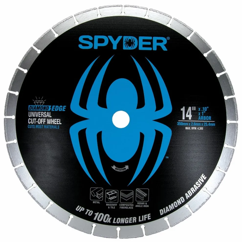 Spyder Diamond Edge 14" Cut-Off Wheel 14008