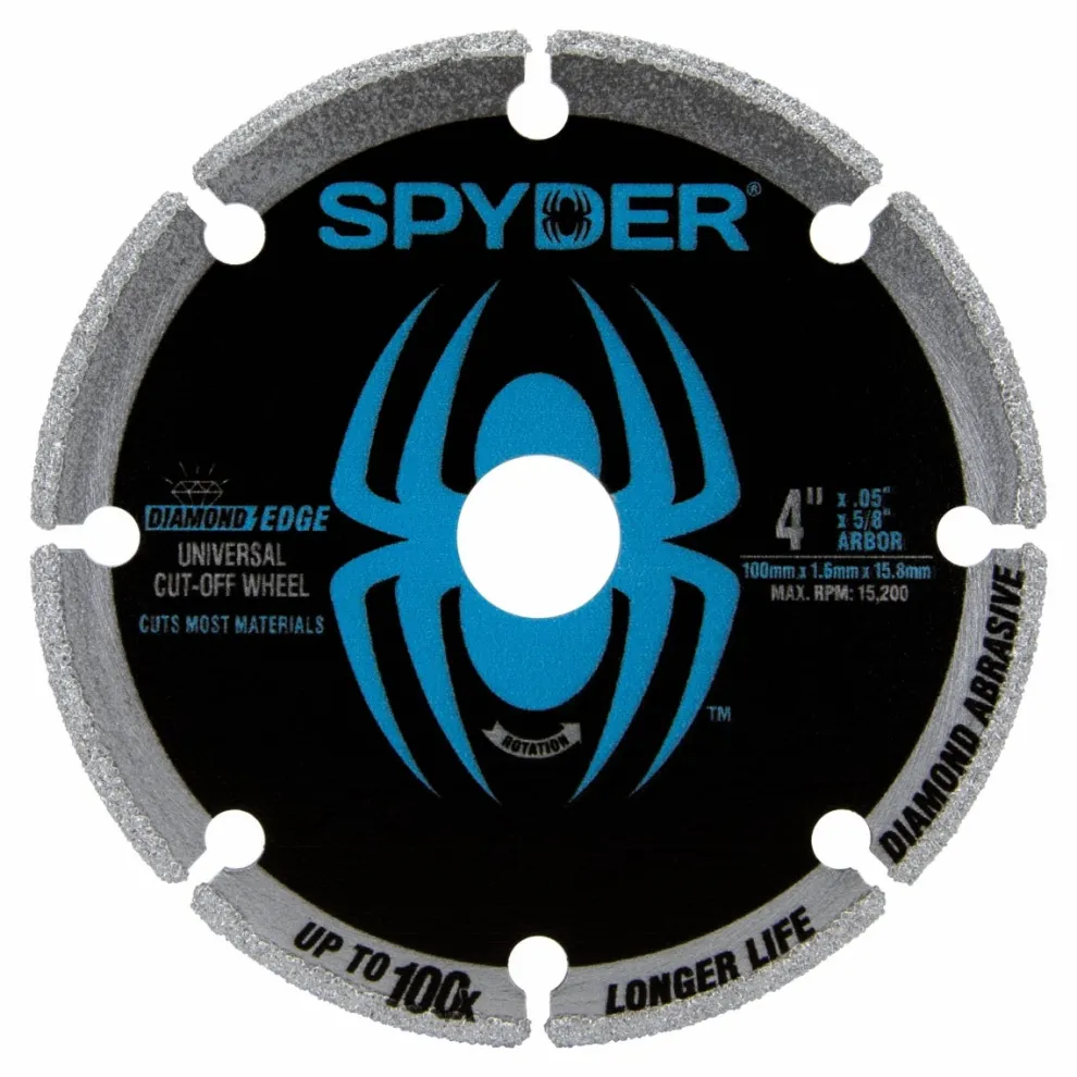Spyder Diamond Edge 4" Cut-Off Wheel 14004